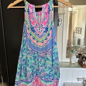 Lilly Pulitzer Sleeveless Top with gold chain